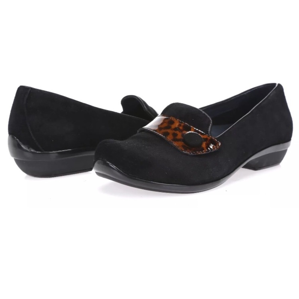 Dansko Black/Tortoise Loafers - Picture 2 of 6